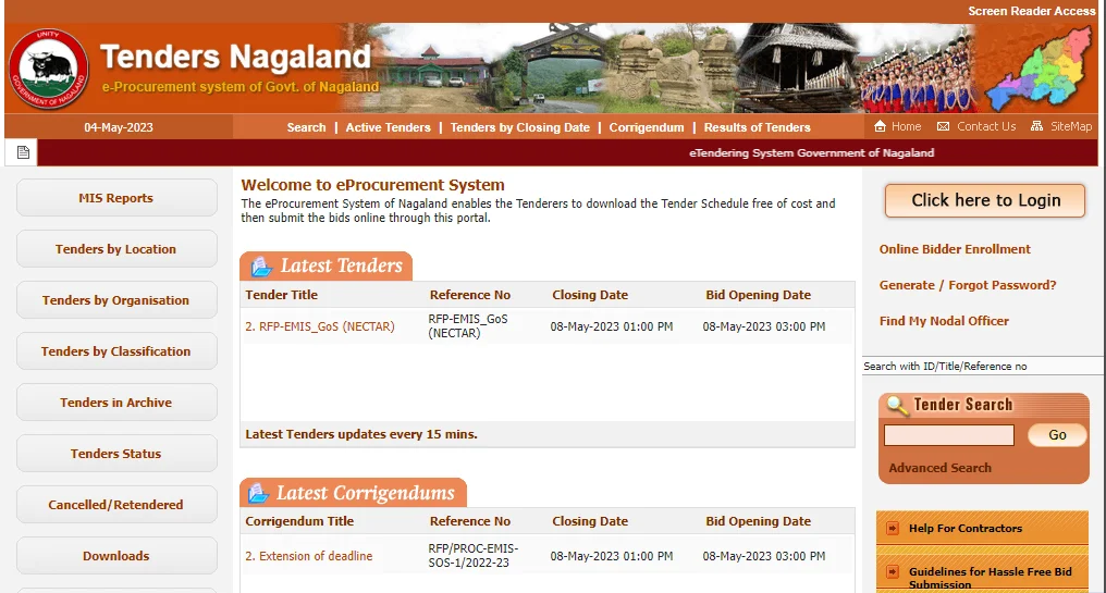 eProcurement System of Nagaland enables